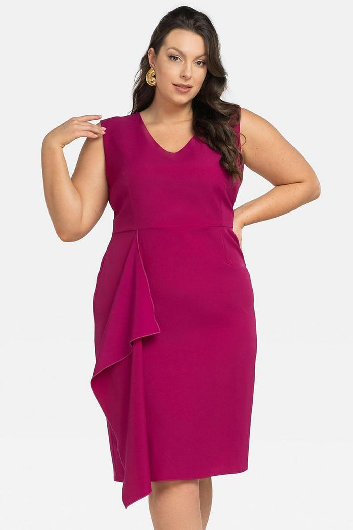 Plus size dress model 197780 Karko